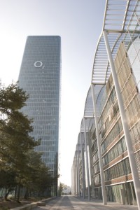 Telefónica-Deutschland-Zentrale: O2-Tower in München. Bild: Telefónica Deutschland