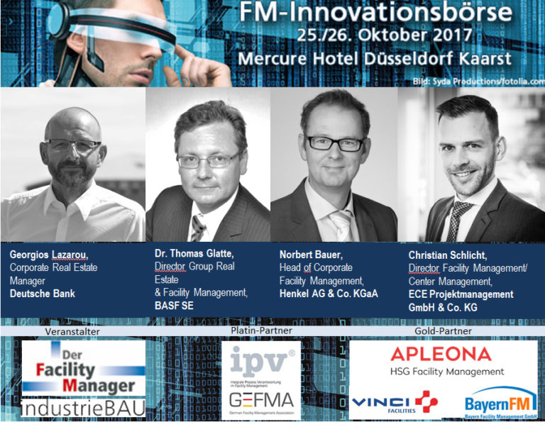 FM-Innovationsbörse: Hochkarätige Diskussionen und spannender Wettbewerb am 25./26. Oktober in Düsseldorf