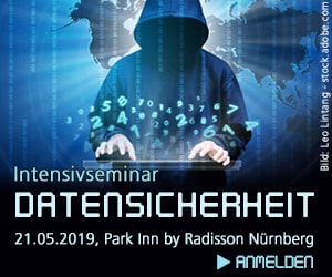 21. Mai, Nürnberg: Intensivseminar Datensicherheit