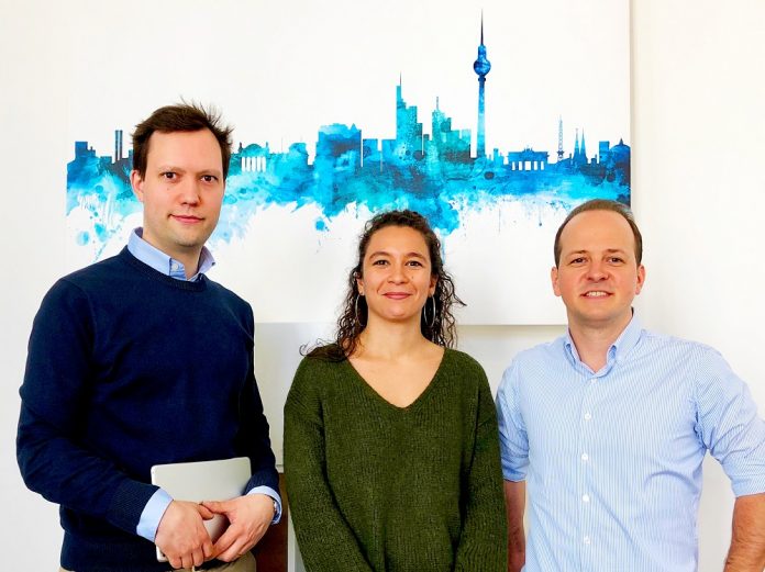 Das Management des Unternehmens: Philipp Andernach, Elsa Cordonnier und Hanspeter Wehle. Bild: Service Partner One