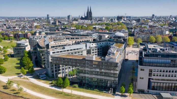 Außenansicht des Gebäudes MP6 in Köln. Bild: Savills