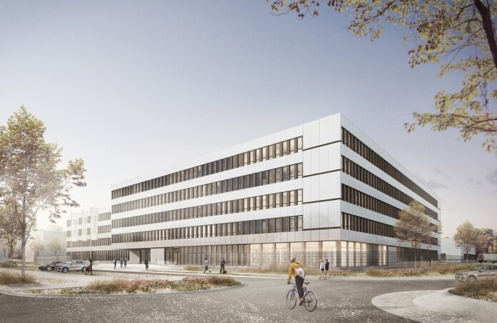 Spie zeichnet nach Fertigstellung der Gebäude für den reibungslosen Betrieb der Gebäudetechnik der neuen Finanzverwaltung NRW verantwortlich. Bild: Landmarken AG