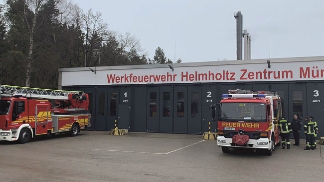 19 Piepenbrock-Mitarbeiter sind für die Werkfeuerwehr von Helmholtz Munich im Einsatz. Bild: Piepenbrock Unternehmensgruppe