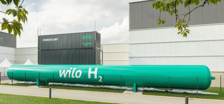 Energiespeicher Wasserstoff: Wilo präsentiert H2Powerplant