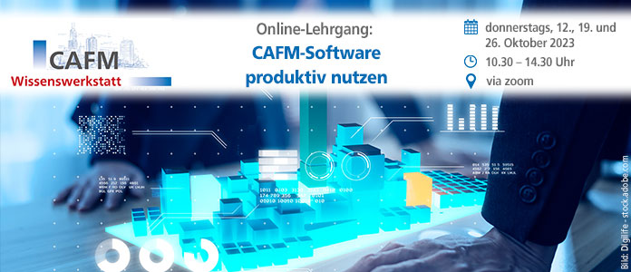 CAFM-Online-Lehrgang – CAFM-Software produktiv nutzen