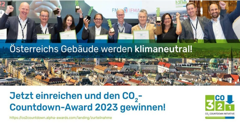 FMA und IFMA starten CO2-Countdown-Award 2023