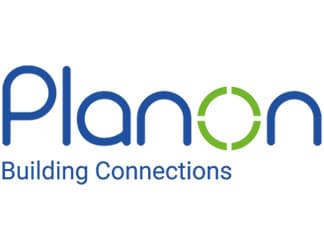 Logo Planon. Building Connections.