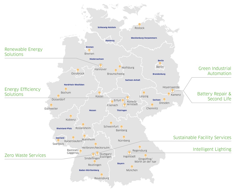 Leadec will seine Green Factory Solutions künftig in sogenannten Green Hubs weiterentwickeln. Bild: Leadec