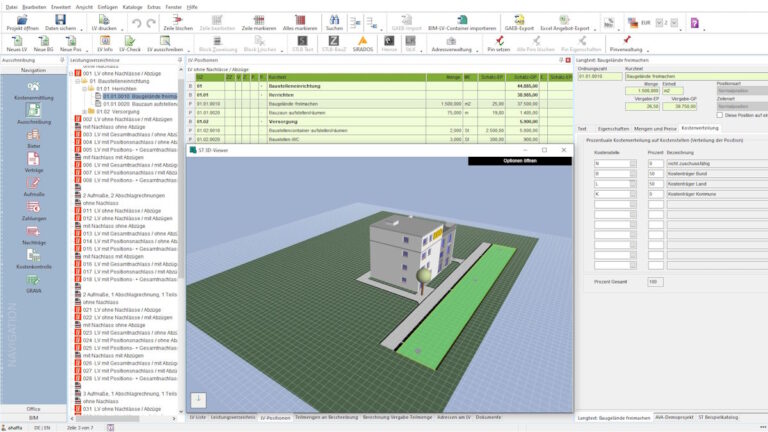 Softtech Avanti verbessert AVA für digitales Planen und Bauen