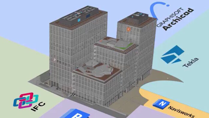 dalux-cde-integration_1200x675 Dalux konsolidiert in seinem CDE unterschiedliche BIM-Modelle unterschiedlicher Software-Anbieter und Dateiquellen - Bild: Dalux