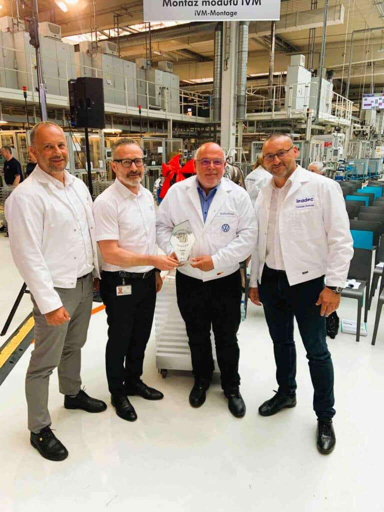 Leadec feiert mit VW in Polen