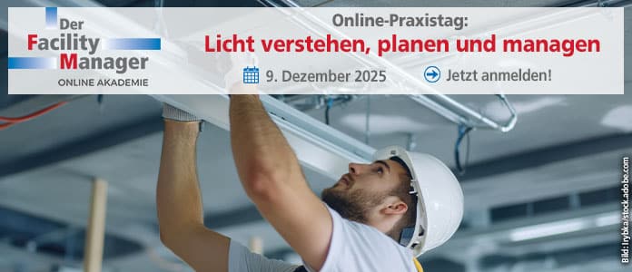 Online-Praxistag „Licht verstehen, planen und managen – Von der Wirkung bis zum modernen Lichtmanagementsystem.“ am 9.12.2025