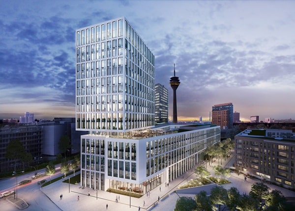 Goldbeck betreut Officehome Rise in Düsseldorf