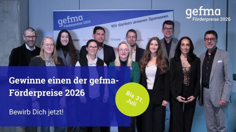 Startschuss für gefma-Förderpreise 2026